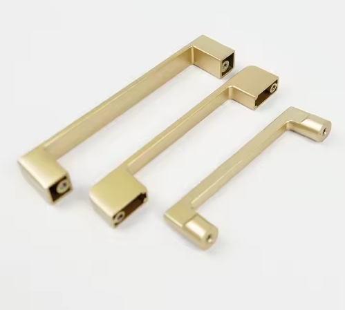 matte gold aluminum profile hardware handle supplier